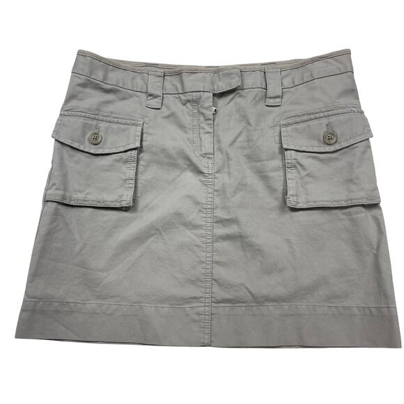 Tommy Hilfiger‎ Light Gray Cargo Skirt Women's Size 8 - Picture 1 of 6